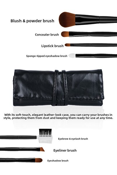 Missha Professional Makeup Brush Set + Special Case Black Brush Set