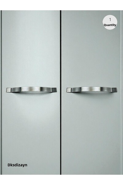 DKSDİZAYN 192 mm Acacia Striped Handle - Furniture Drawer Kitchen Cabinet Handle - 1St. Class Heavy Metal