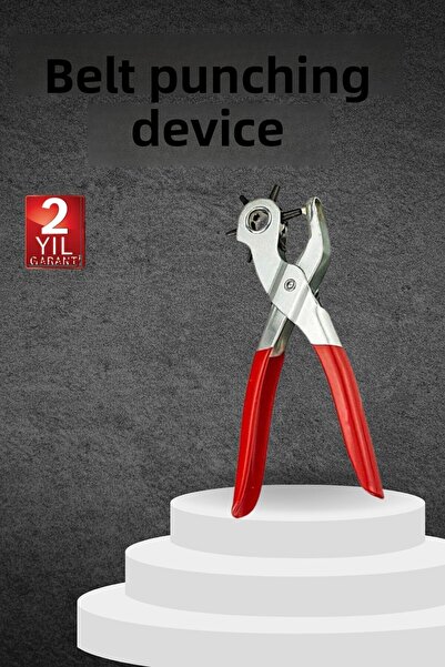 UCUZTEKNO كماشة ثقب الحزام - ثقب الحزام من الفولاذ المقاوم للصدأ