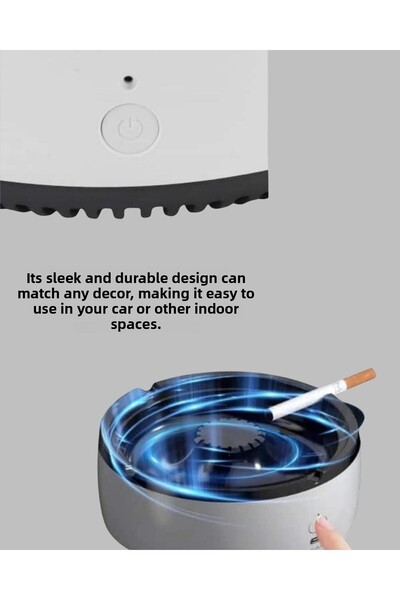 shopwave Ashtray and Air Purifier 2-in-1 – Cigarette Odor Eliminator, for Car and Office