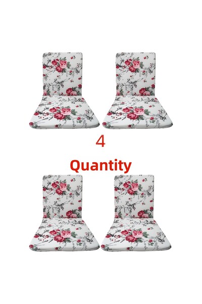 LENSA HOME وسادة كرسي 4 قطع - مقاس قياسي