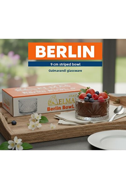 ALMARANDİ وعاء برلين 6 قطع - وعاء للوجبات الخفيفة