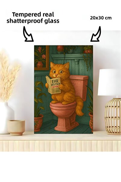 Harika bir ev TABLA DE BAIEȚĂ TABLA DE STICLA PENTRU BAIA, CATĂ PORTOCALIE ca...