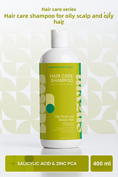 ENZYM COSMETICS شامبو للعناية بالشعر للبشرة الدهنية والشعر الدهني 400 مل (خال...