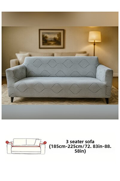 probak Husa de canapea jacquard simplu pentru 3 persoane |   Husa scaun cu elastic | husă canapea extensibilă |   husa scaunului