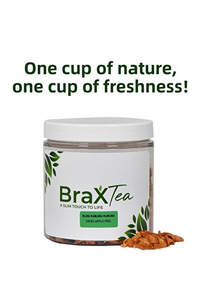 Brax قشر التفاح المجفف الطبيعي 150 جرام