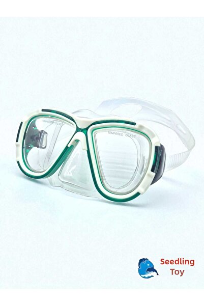 Fidan oyuncak قناع الغوص والسباحة الاحترافي - زجاج مقسى يوفر أقصى درجات الرؤي...