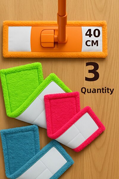 nistabolje 3 bucăți 40 cm mop din pânză de înlocuire pentru mop, microfibră a...