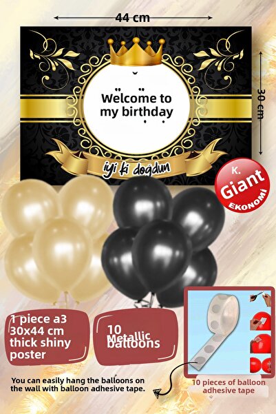 karanca parti süs مجموعة زينة عيد الميلاد الأول للأطفال بتصميم التاج الملكي م...