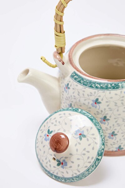 TRENDYOLMİLLA HOME Flower Patterned 750 ml Teapot