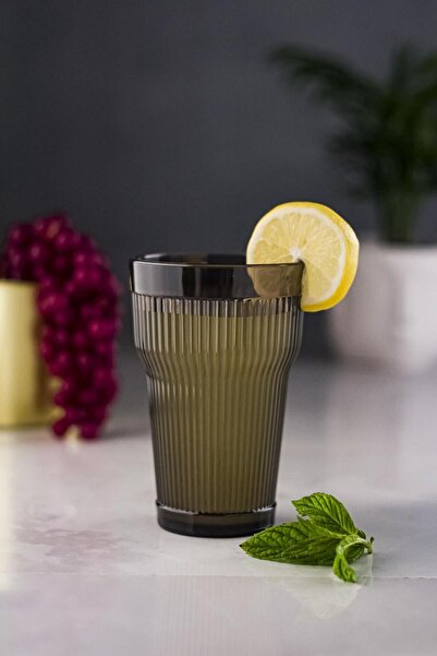 EWs Acrylic Smoked Single Tall Cup & Water Soft Drink Cup 400 ml (Not Glass)