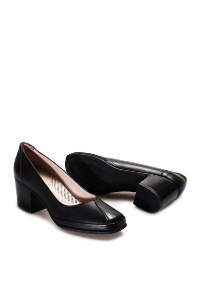 FAST STEP Pantofi de damă din piele naturală cu toc gros 889ZA5313