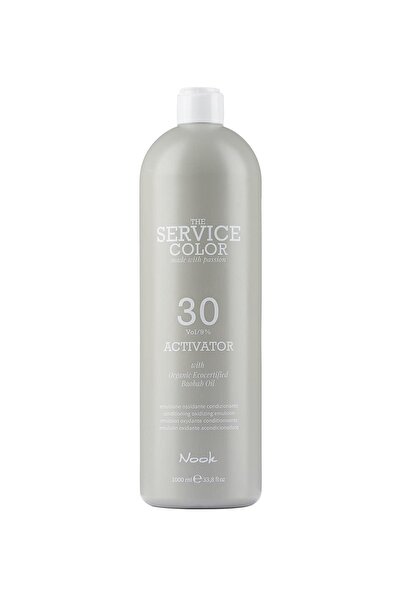 Nook The Service Color Profesyonel Kuförlerin Tercihi Renk Açıcı Sabitleyici 30 Vol/%9 Oksidan 1000ml