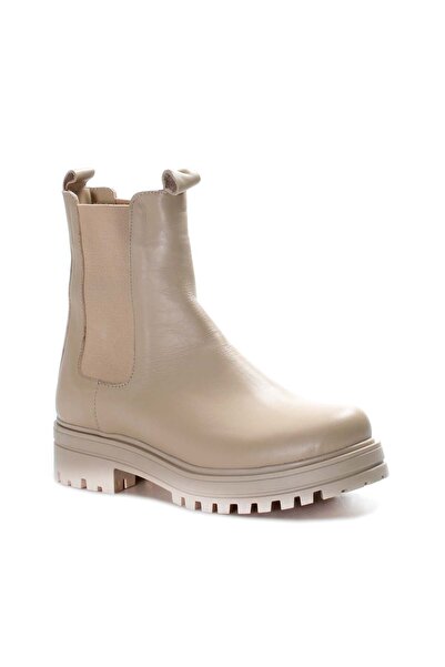 FAST STEP Γυναικείες Κλασικές Μπότες Γνήσιο Δερμάτινο Γούνινο Υλικό 757KZA21045