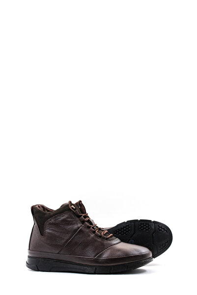 FAST STEP Hakiki Deri Kürklü Erkek Spor Bot 717KMA10335-2