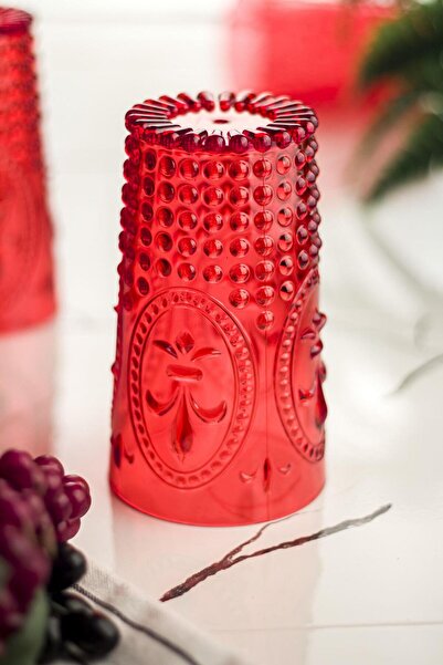 EWs Acrylic Red Single Tall Cup & Water Soft Drink Cup 750 ml (Large Size & Not Glass)