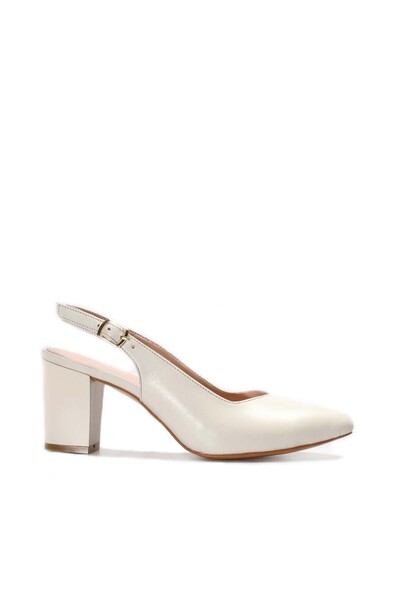 FAST STEP Шкіряні жіночі туфлі на товстому каблуці 064ZA359