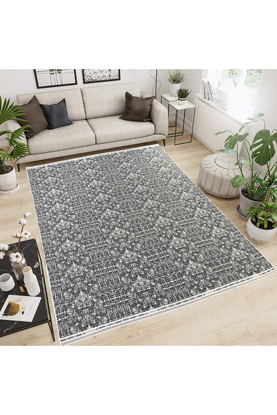 WOOF HOME Modern Cotton Carpet Cover Savan 6m2 Woven 200X300 Without Rubber