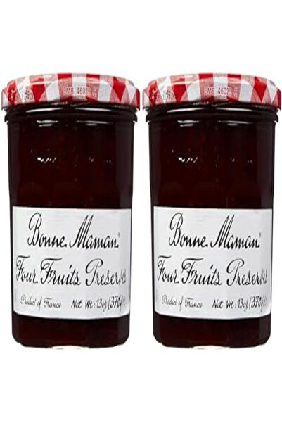 Bonne Maman مربى الفواكه الأربعة (370 جرام عبوة مزدوجة عرض ترويجي) × 4 قطع