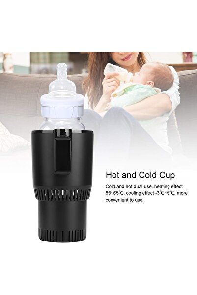 Denx Auto Cooling and Heating Cup Holder for Car 12V Portable Electric Drink Warmer, DX4601