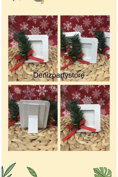 Deniz Party Store ΔΩΡΟ ΠΑΣΧΑΛΙΑ ΞΥΛΙΝΟ ΛΕΥΚΟ ΚΟΡΝΙΖΑ 4 ΤΕΜΑΧΙΑ