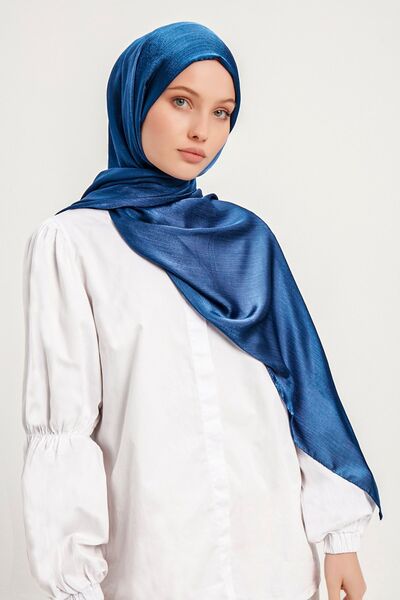 Şaless Αμπαζούρ Indigo Crinkle 70x190cm - Janjanlı