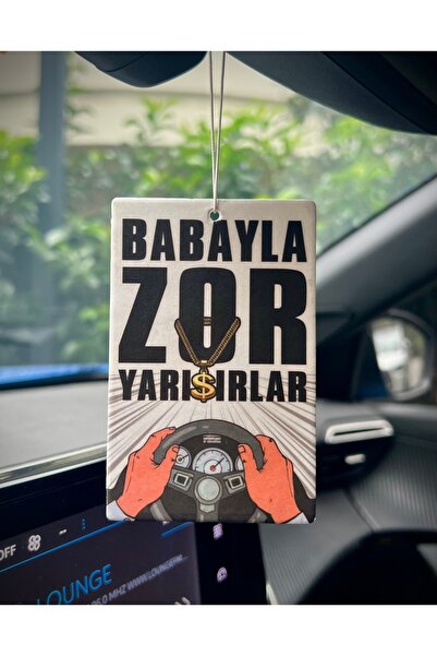 Duftpalm BABAYLA ZOR YARIŞIRLAR TASARIMLI OTO KOKUSU DEKORATİF ARAÇ KOKUSU VE AKSESUARI