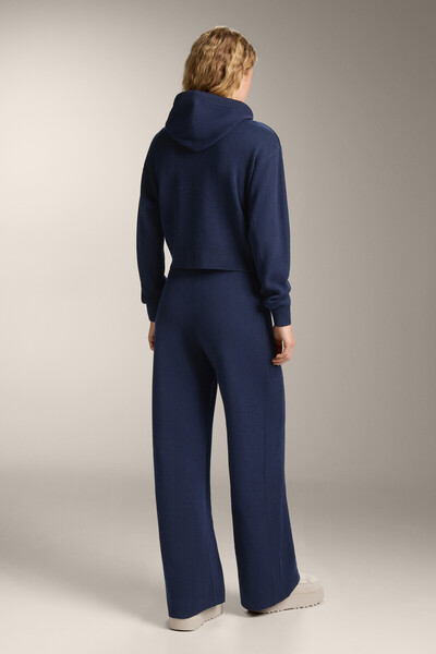 Oysho Kapüşonlu örgü ceket