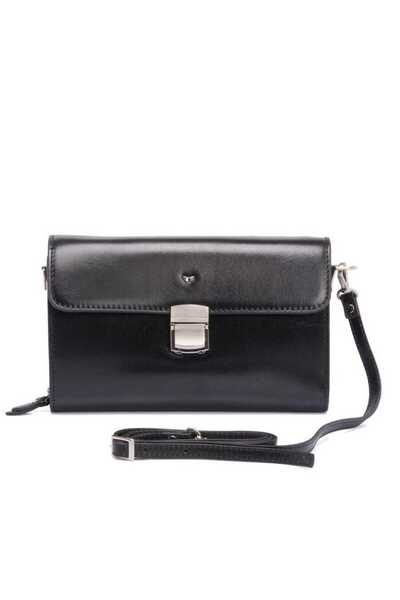 Tergan Siyah Hakiki Deri Erkek Portföy Çantası - S1PC00021229-A97