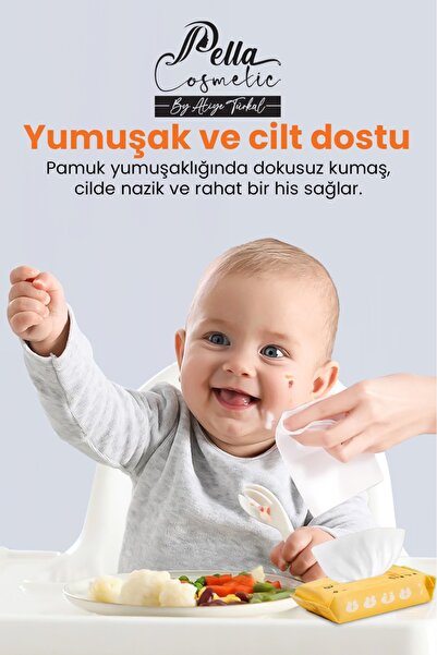 Pella Cosmetic Taşınabilir Hijyen Seti 8'li Islak Mendil (1 mini paket)