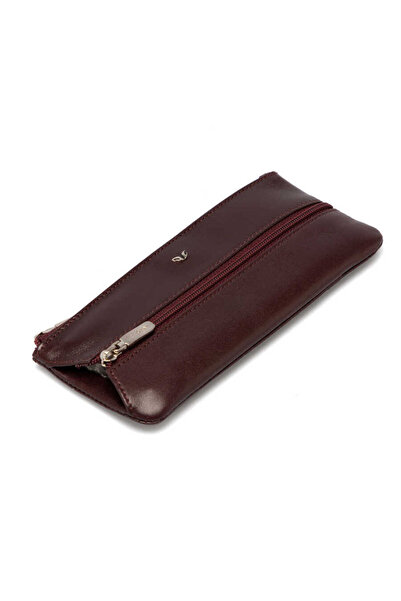 Tergan Bordo Hakiki Deri Unisex Anahtarlık - S1AN00000157-T37