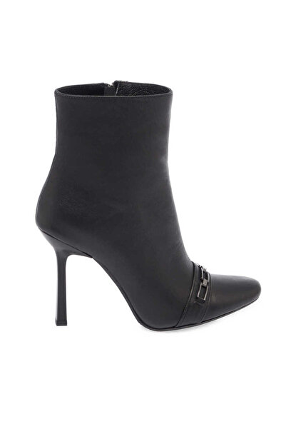 Tergan Siyah Hakiki Deri Kadın Klasik Bot - K23K1BT66934-A23