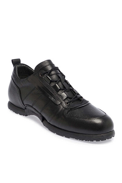 Tergan Siyah Hakiki Deri Erkek Sneaker - E23S1AY56504-A41