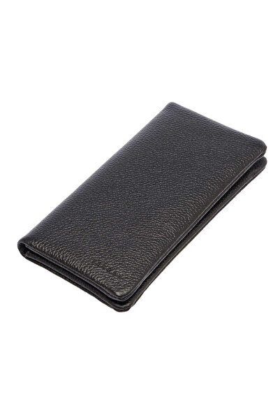 Tergan Μαύρη θήκη πιστωτικής κάρτας από γνήσιο δέρμα για άνδρες - S1KK00001630-A6F