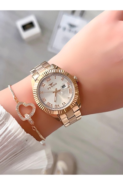 FERRO Women's Wristwatch - Original Product - Bracelet Gift - 3 Atm Waterproof