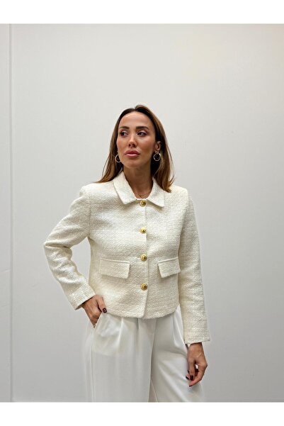 Maldia Shop Жіночий піджак на ґудзиках Dore на ґудзиках з тувіту