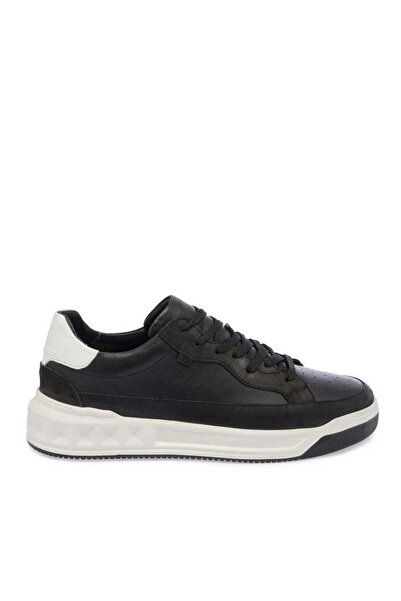 Tergan Siyah Hakiki Deri Erkek Sneaker - E24I1AY56622-A23