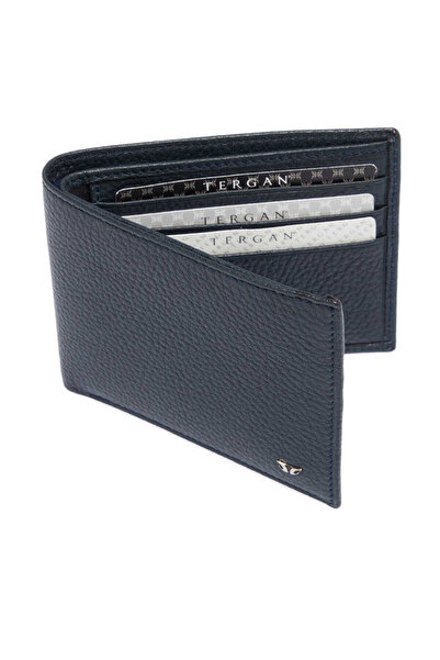 Tergan Чорний чоловічий гаманець із натуральної шкіри - S1CE00001647-A38