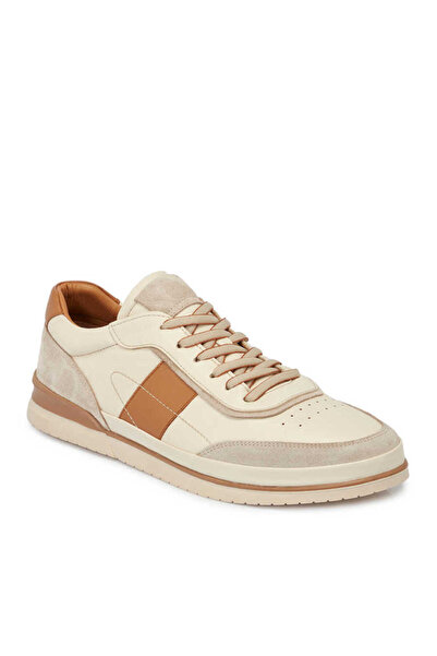 Tergan Bej Hakiki Deri Erkek Sneaker - E24I1AY56689-A25