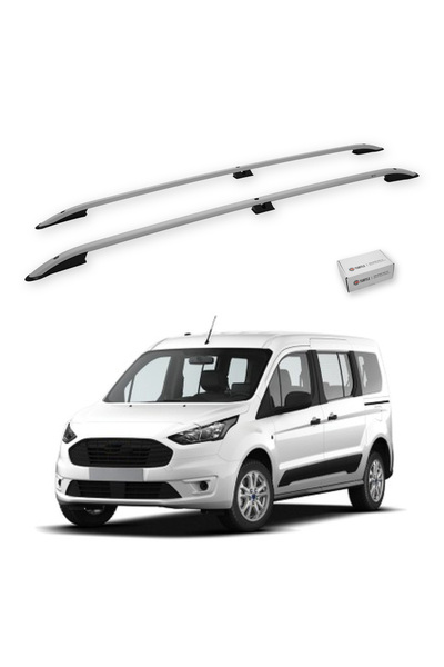 Turtle Ford Connect 2013-2021 / Uzun Şasi Tavan Çıtası Crown Gri