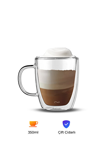 NUO Brand: Enjoy Life Double Leather Mug 350 Ml Category: Practical Kitchenware