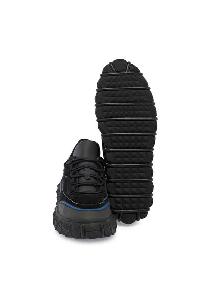 Tergan Siyah Hakiki Nubuk Deri Erkek Casual Bot - E23S1AY56377-B31