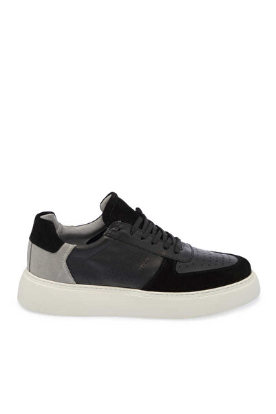 Tergan Siyah Hakiki Deri Erkek Sneaker - E24I1AY56601-W19
