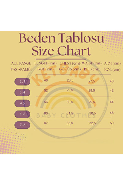 KETBaby Flower Patterned Fisto Dress 2-8 Years