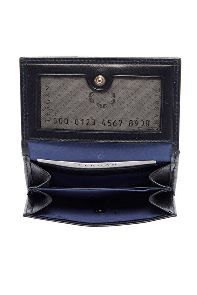 Tergan Чорний чоловічий гаманець із натуральної шкіри - S1CE00001650-H86