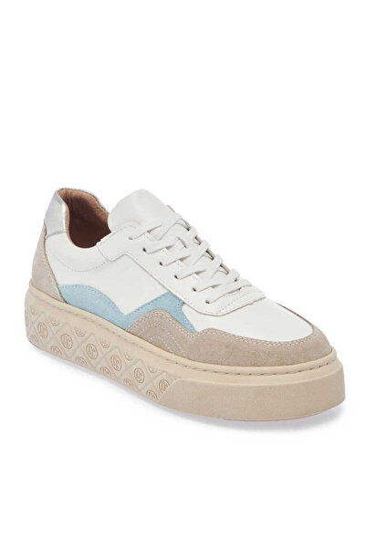 Tergan Beyaz Hakiki Deri Kadın Sneaker - K24I1AY67300-A26