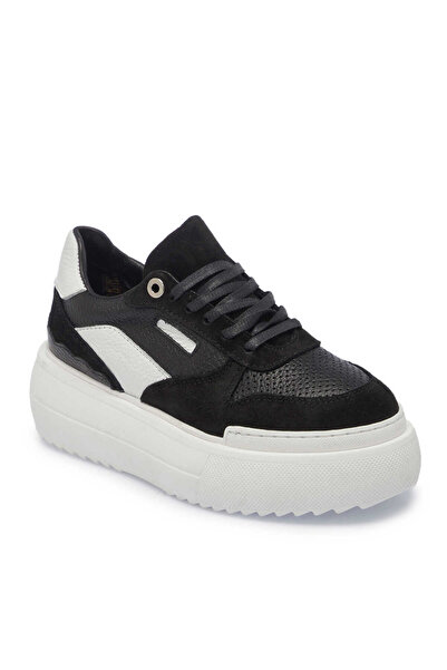Tergan Siyah Hakiki Deri Kadın Sneaker - K24I1AY67134-A23