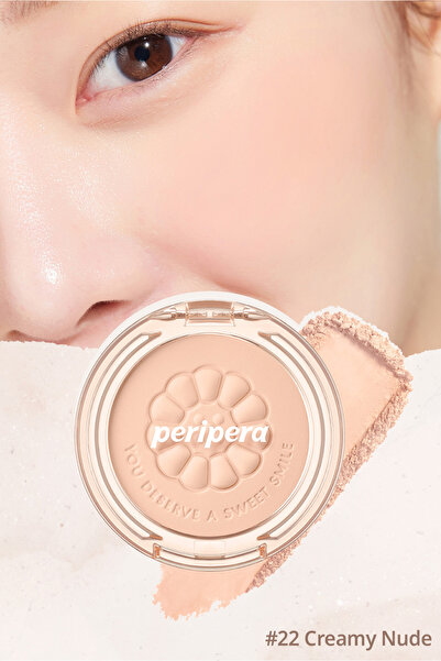 PERIPERA Sebum Dengeleyici Toz Allık PERIPERA Pure Blushed Sunshine Cheek (22 Creamy Nude)(K-Ookie)
