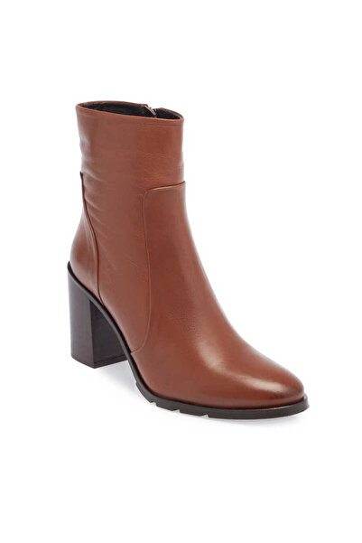 Tergan Taba Hakiki Deri Kadın Klasik Bot - K23K1BT67038-A37