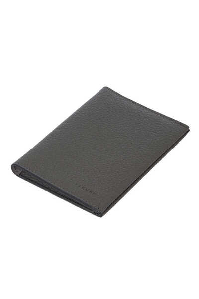 Tergan Gray Genuine Leather Unisex Passport Holder - S1Ps00001657-G35